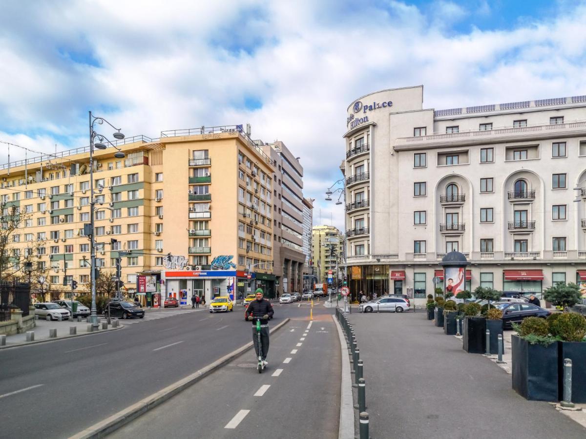 Apartmán Victoriei Blue Bukurešť Exteriér fotografie
