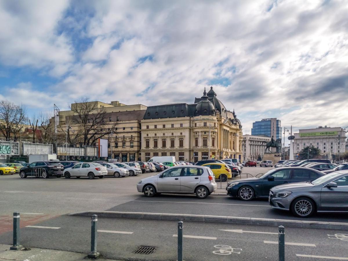 Apartmán Victoriei Blue Bukurešť Exteriér fotografie