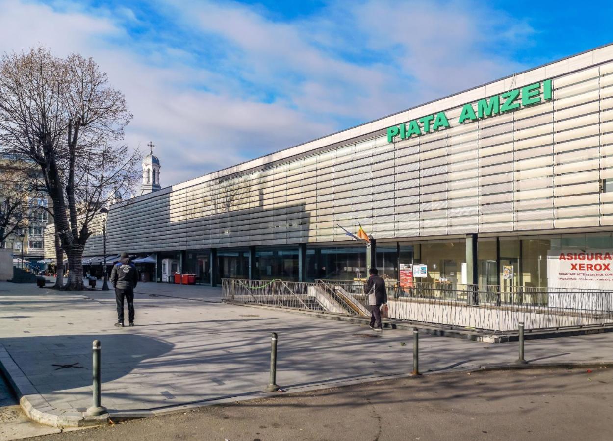 Apartmán Victoriei Blue Bukurešť Exteriér fotografie